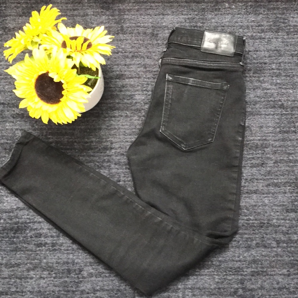 Everlane Black Mid Rise Skinny Jeans - Picture 7 of 8